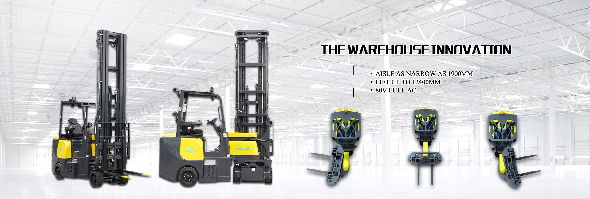 Narrow Aisle Articulated Forklift Trucks