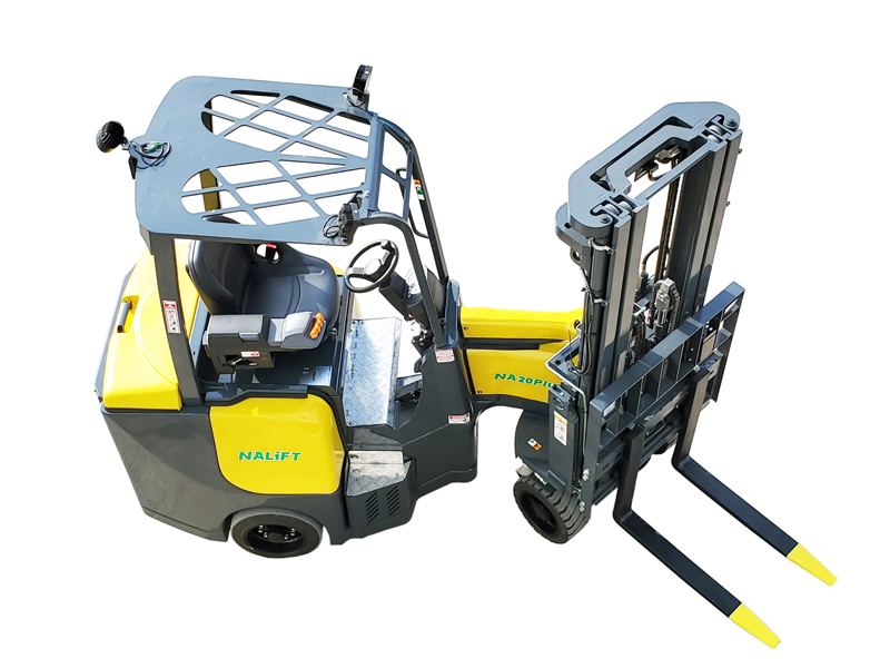 Vídeo de operação da empilhadeira articulada VNA